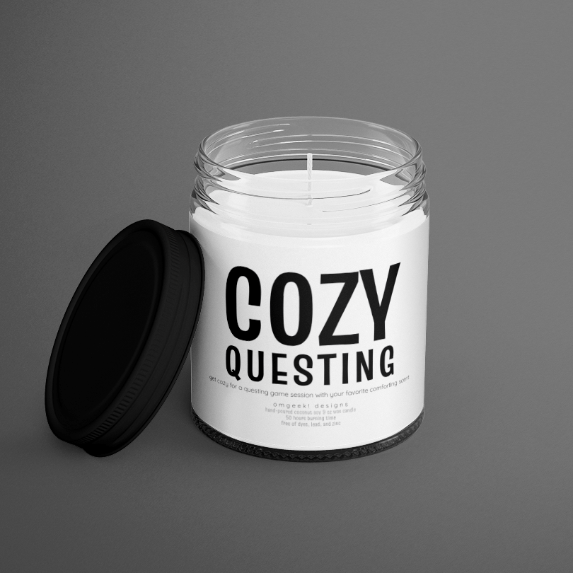 Cozy Questing Scented Soy Candle