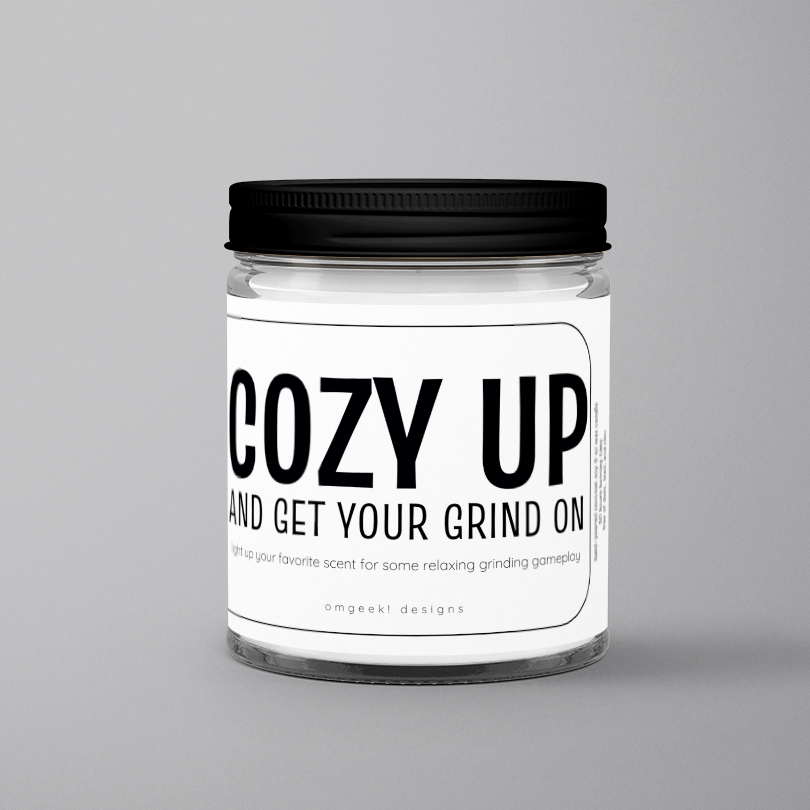 Cozy Up and Get Your Grind On Scented Soy Candle