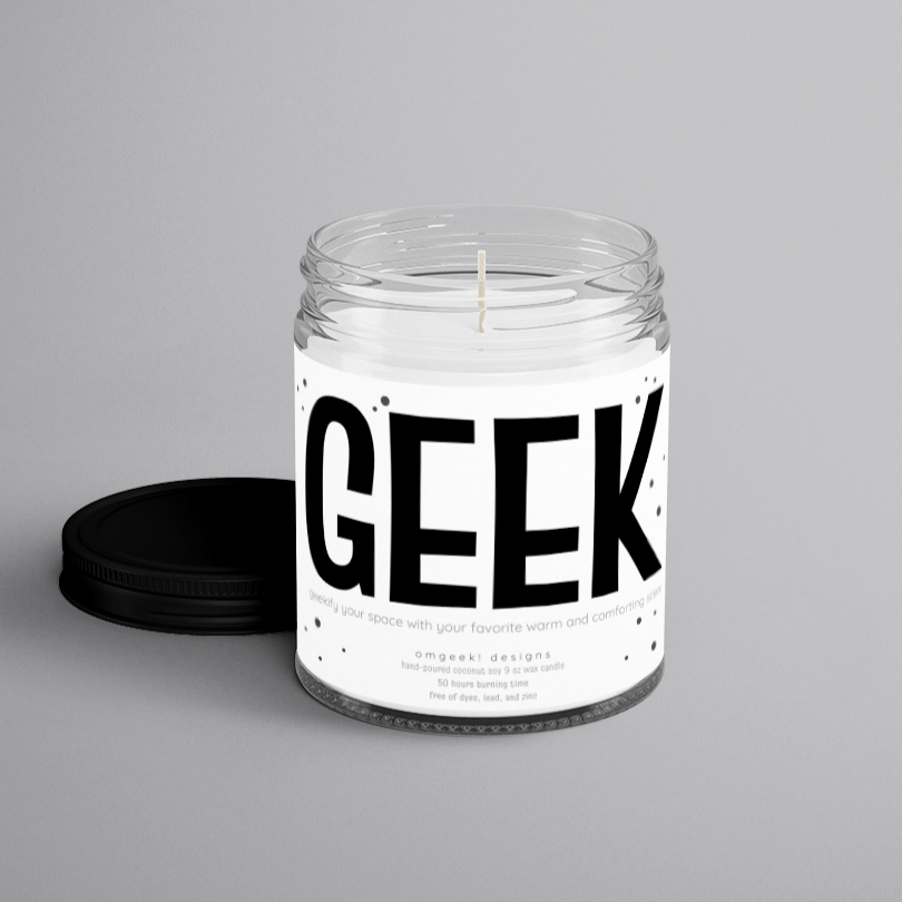 GEEK Scented Soy Candle