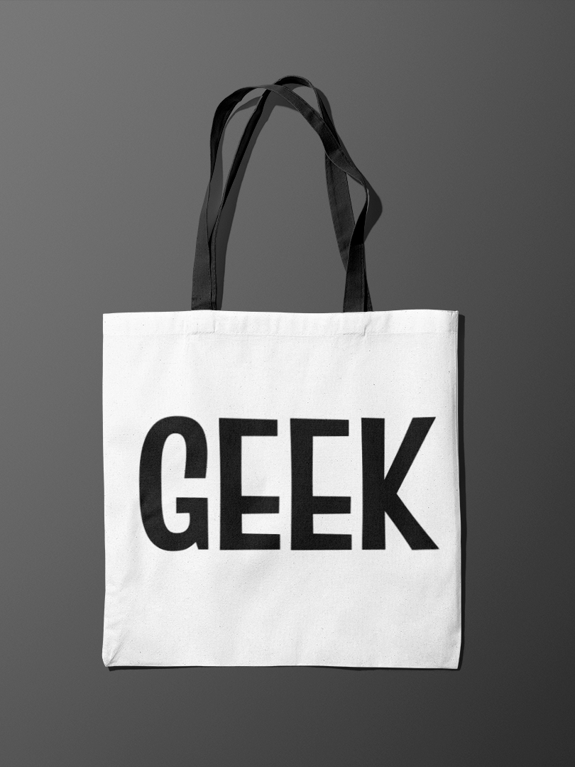 GEEK Tote Bag for Gamers and Streamers and Geeks for Gaming and Streaming Essentials