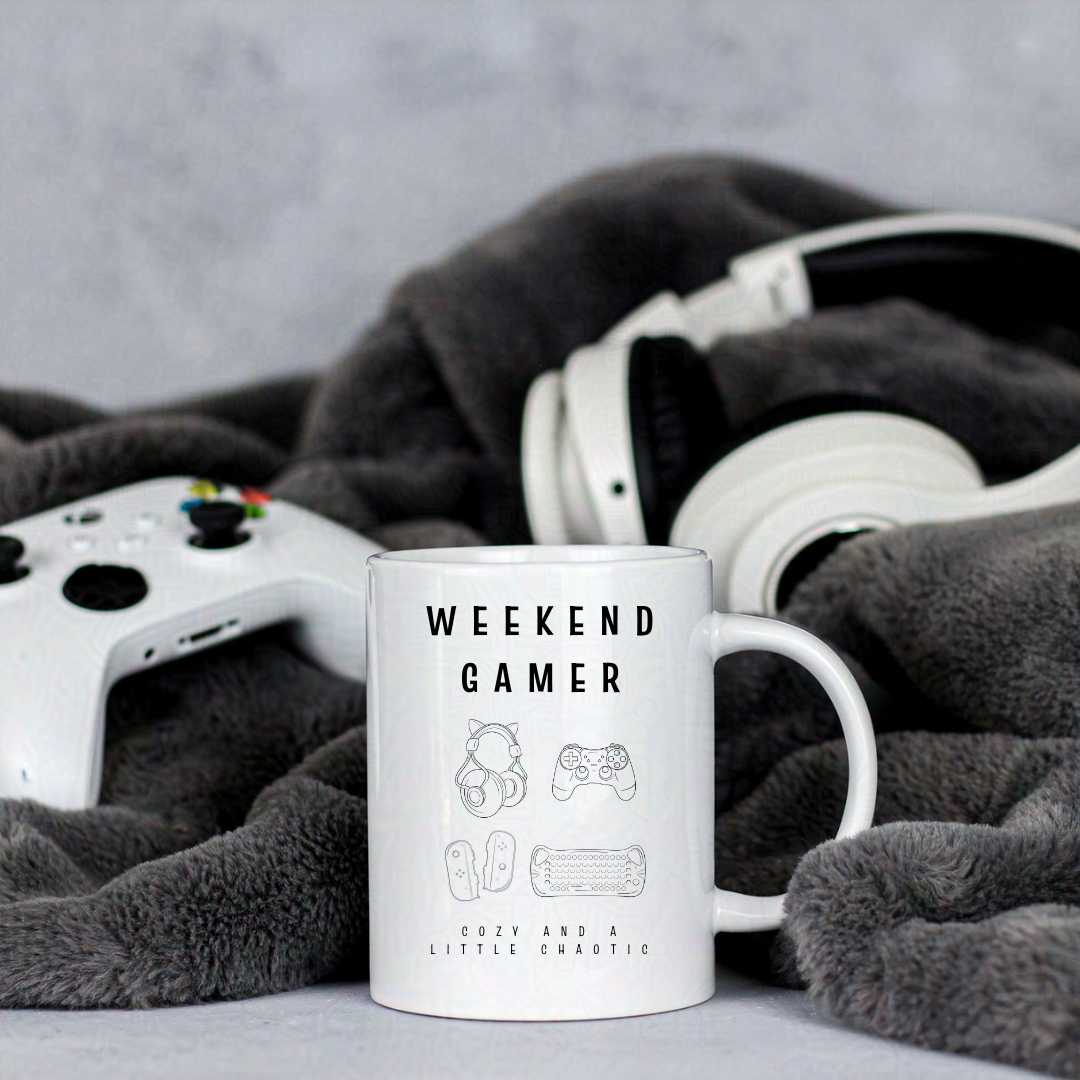 Weekend Gamer Ceramic Mug